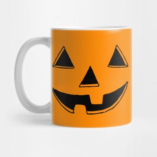 Basic Jack O Lantern Pumpkin Halloween Decor Mug